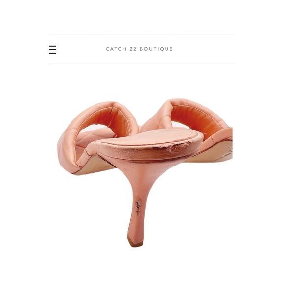 Bottega Veneta Pink Padded Mule Sandal Sz 40.5 (US 10) - Picture 5 of 8